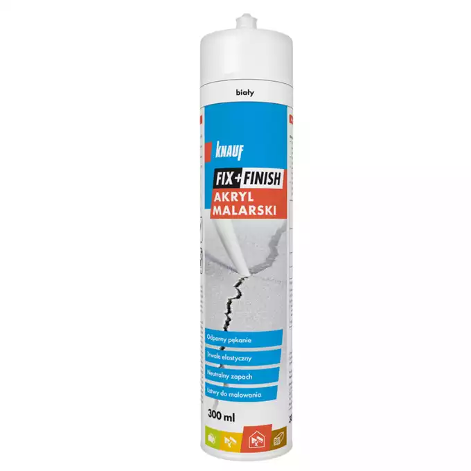 AKRYL MALARSKI BIAŁY 300ML KNAUF 1SZT/OPAK