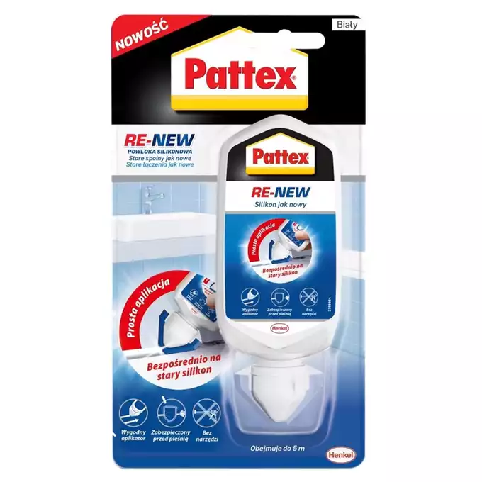 PATTEX renowator do silikonu i fug ReNew Wh 80ml PL