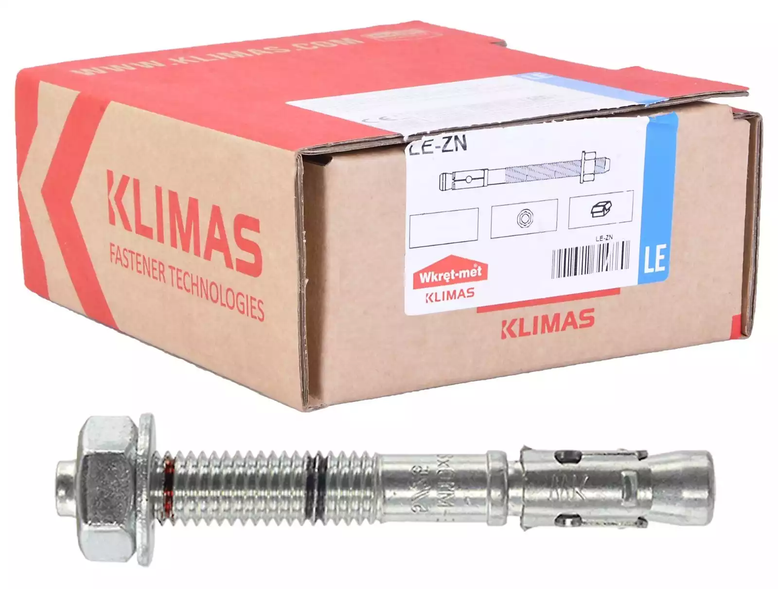 WKRĘT-MET Kotwa ekspresowa mechaniczna do betonu 10x135MM 25SZT WKRĘT-MET Kotwa ekspresowa mechaniczna do betonu 10x135MM 25SZT