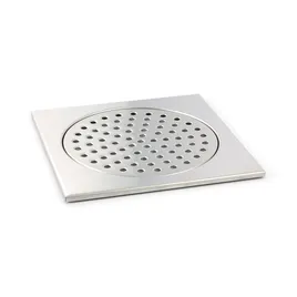 TEBO Kratka ściekowa odpływowa srebrny błysk 20x20cm