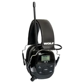WOLF PRO Słuchawki ochronne z DAB+, FM, Bluetooth oraz zintegrowanym mikrofonem 