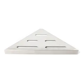 TEBO Półka łazienkowa NAROŻNA AIR BORSTAD SREBRNA SZCZOTKOWANA 292x156x23MM