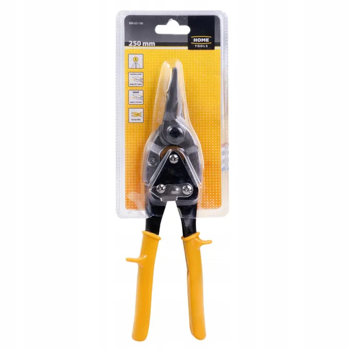 MODECO Nożyce do cięcia blachy PROSTE do 1MM BLOKADA SZCZĘK 250MM