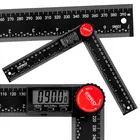 PRO Kątomierz elektroniczny cyfrowy kątownik 200MM TWORZYWO SZTUCZNE 360° PODŚWIETLANY LCD